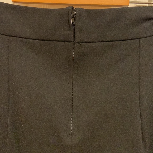 Black pencil skirt with button decoration at waist. Back zip. Mint condition - Picture 3 of 5